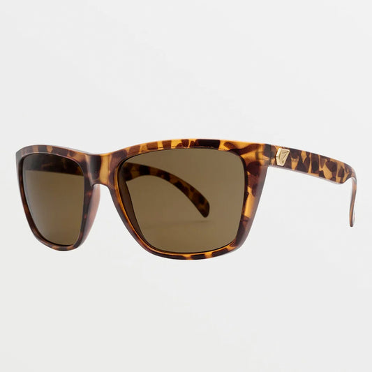 Volcom Sunglasses Plasm Matte Tortoise / Bronze