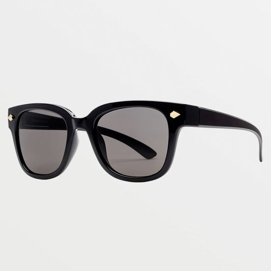 Volcom Sunglasses Freestyle Gloss Black / Gray