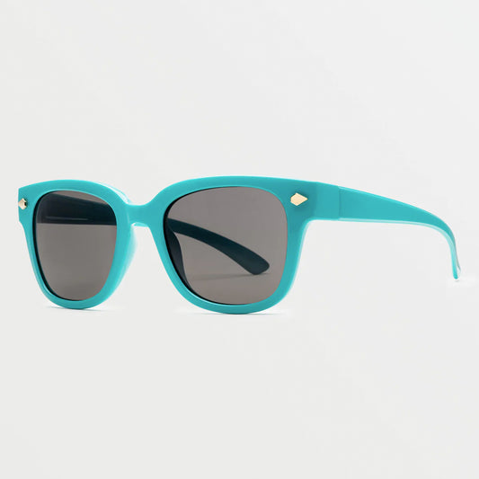 Volcom Sunglasses Freestyle Gloss Aqua / Gray