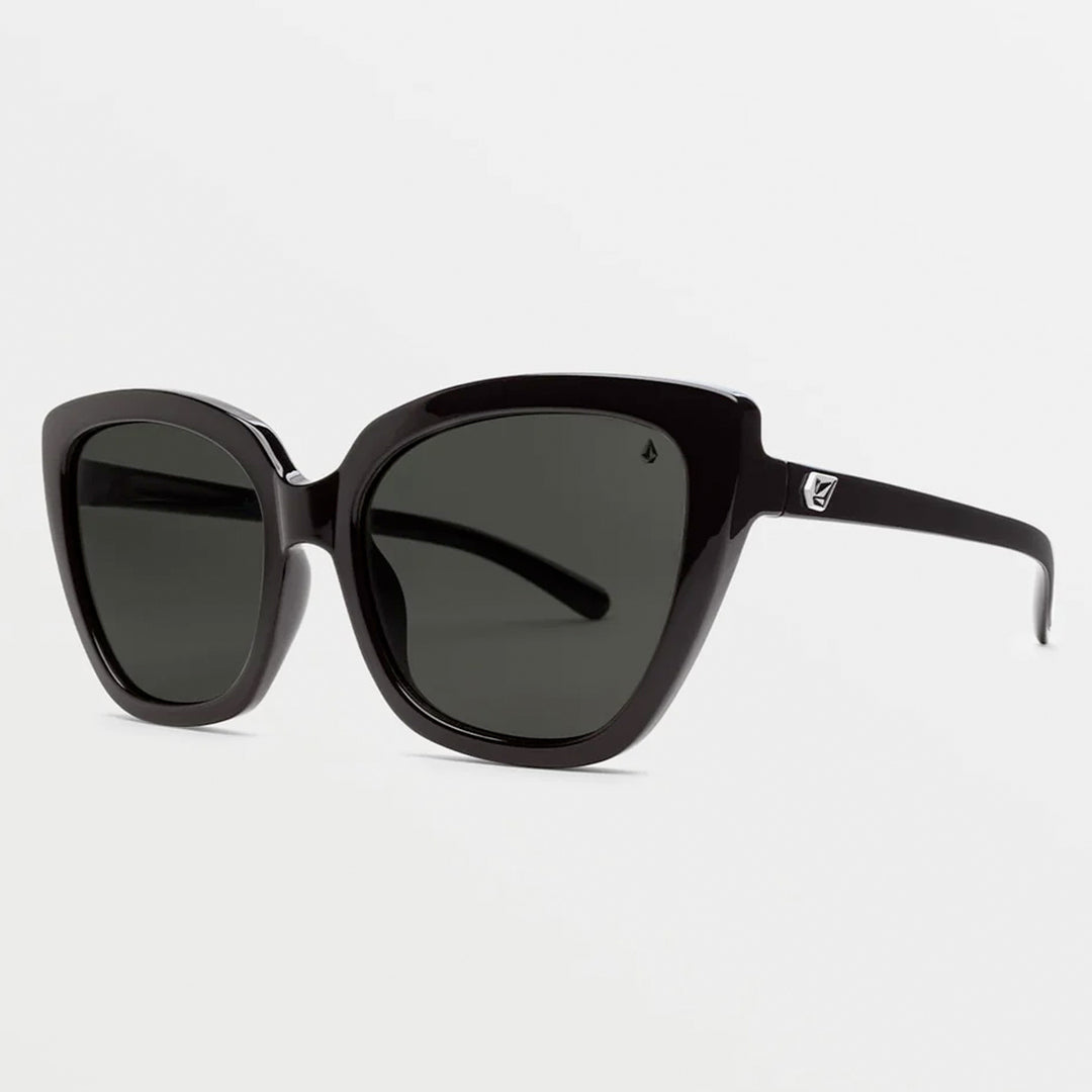 Volcom Milli Sunglasses Gloss Black / Gray