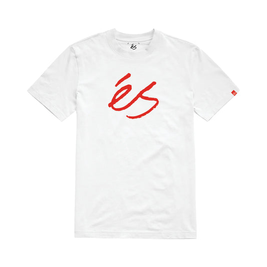 éS Footwear Script Mid Short Sleeve Tee - White