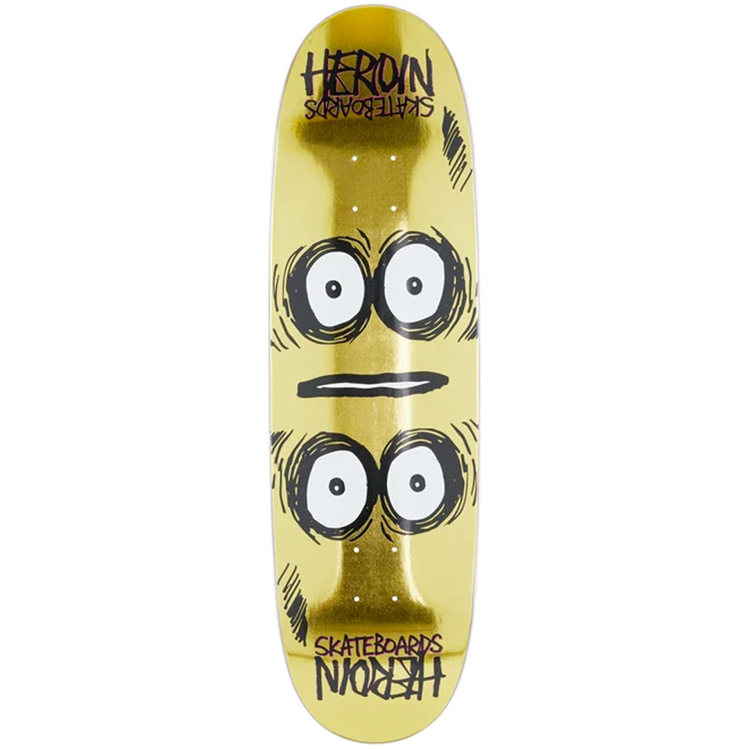 Heroin Skateboards Gold Egg Deck