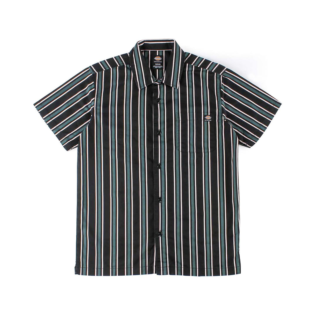 Dickies Twill Striped Button Up Shirt