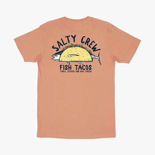 Salty Crew Baja Fresh Premium Tee Coral