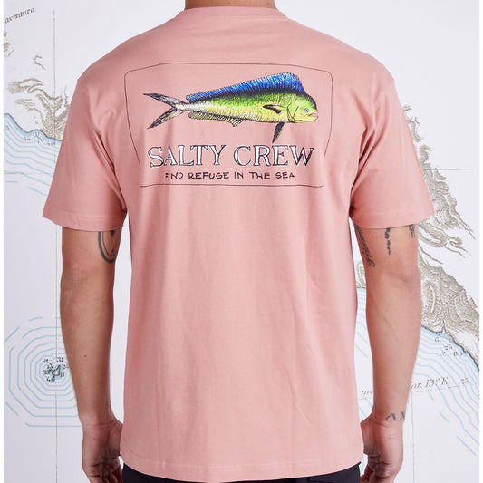 Salty Crew El Dorado Premium Tee Coral