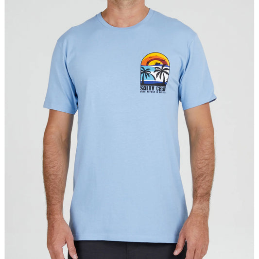 Salty Crew Beach Day Premium Tee Marine Blue