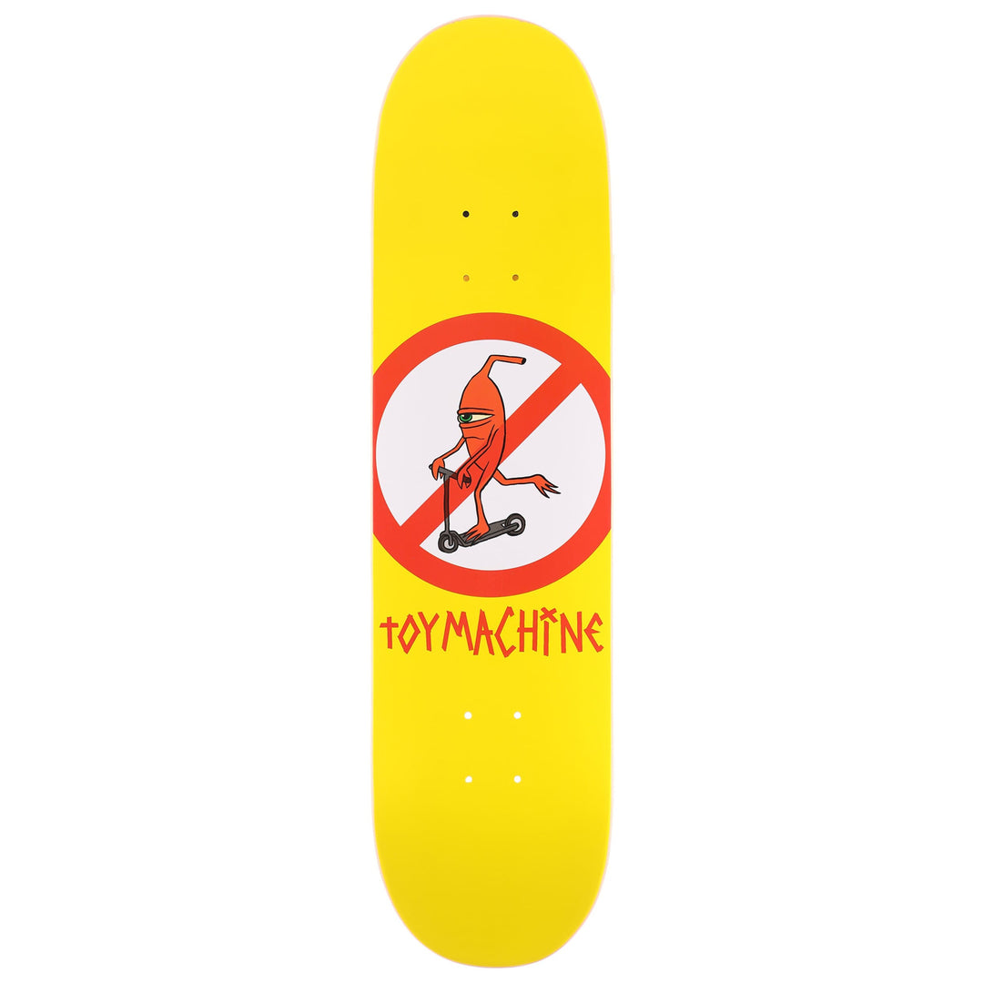 Toy Machine No Scooter Deck Yellow 8"